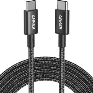 Anker 100W USB C to USB C Cable,Fast Charging Cable (1Pack,3m,Black)