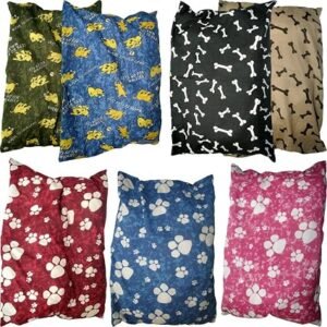 PET DOG BED CUSHION LARGE SIZE AVAILABLE COLOR GREEN, MAROON, BROWN, PINK & BLUE