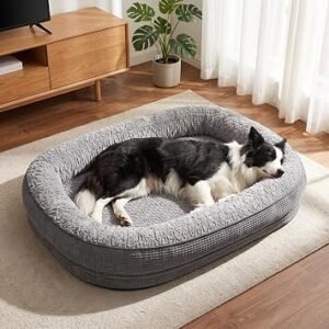 Pawk Large Dog Bed Orthopedic Memory Foam Washable Dog Bed