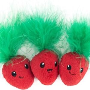 Catstages Catnip Toy for Cats | Straw-Babies Cat Chew Toy (3 Pack)