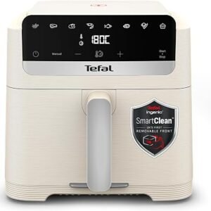 Tefal Ingenio Mega 7.5L Air Fryer, 9 Cooking Modes, Ivory
