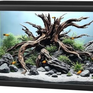 Ciano 60cm Black LED Aquarium 58L with Filter, Heater & LED Light