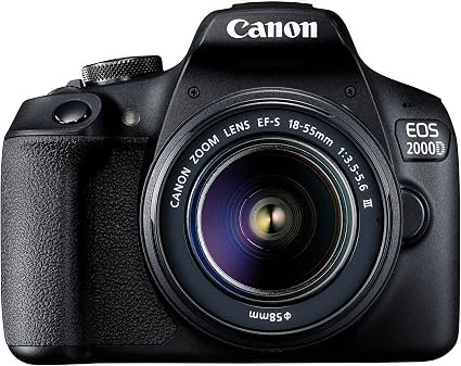 Canon EOS 2000D + EF-S 18-55mm III Lens - Easy-to-use DSLR Camera with a Versatile Lens, Ideal for Portraits and Landscapes