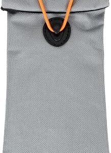 sourcing map 3.7x7Inch Faraday Pouch for Car Keys RFID 5G Anti-Theft Key Fob Protector Signals Blocker Blocking Pouch Bag Case Cage Sleeve for Signal Blocking Privacy Protection, Grey