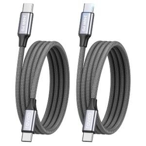 RAVIAD 240W USB C to USB C Charger Cable [2-Pack 1m] PD Type C Charge Cable