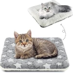 MORA PETS Cat Bed 18 Inch Reversible Pet Mat for Indoor Cats