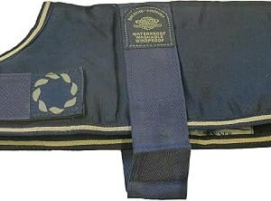 Padded Dog Coat, 18-inch, Navy Blue