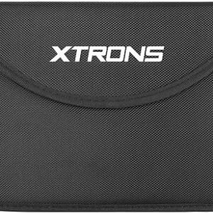 XTRONS Black Large Faraday FOB Protection Pouches w Hook for Car Keys/Phone | 8 Inch Anti-Theft RFID Signal Blocking Remote Keyless Entry Key Bag for Car...