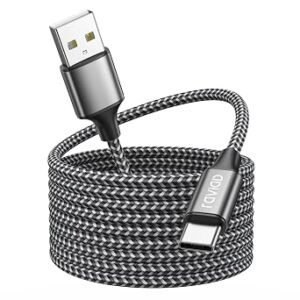 RAVIAD Extra Long USB C Charger Cable [4M] USB to USB C Cable Braided