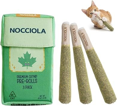 Nocciola Catnip Toys for Cats Filled with 100% Organic Catnip