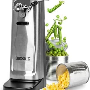Duronic CO60 Electric Can Opener, 3-in-1 Bottle Opener & Knife Sharpener