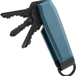 Aluminium Key Organizer Holder with Clip, Compact Design with Easy Access.